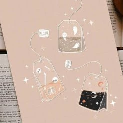 Coupon 😍 GHOSTS OF OCTOBER 🧨 Halloween Spooky Tea [A5] | PRINT ✨ -Halloween Decor Sale ghosts of october spooky tea a5 print 3 ef1b7864 aa27 4a21 bc21 e7604baf5cd1 700x700