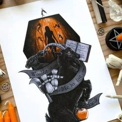 Discount ⭐ GHOSTS OF OCTOBER Gothic Homewares The Goat [A4] | PRINT 🌟 -Halloween Decor Sale ghosts of october the goat a4 print 2 4386e0ad bcea 41af 9d7e 07df5d68d192 700x700