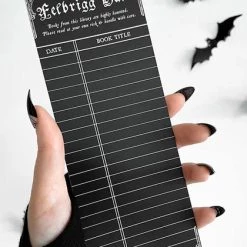 New ✨ GHOSTS OF OCTOBER 😉 Halloween Haunted [Gothic] | LIBRARY CARD BOOKMARK 👍 -Halloween Decor Sale ghosts of october vintage haunted library card bookmark 1 4444d168 0a13 4771 a163 545356374d9b 700x700