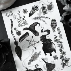 Outlet ⌛ GHOSTS OF OCTOBER Gothic Homewares Witches Kit [A5] | PRINT ✔️ -Halloween Decor Sale ghosts of october witches kit print 2 40d12d77 cc4a 4b1d 9a49 e0b6a875741d 700x700