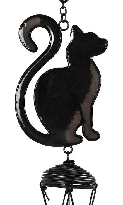 New ๐งจ GOTHIC GIFTS Cats Black Cat Profile | WINDCHIME ๐ 4 New ๐งจ GOTHIC GIFTS Cats Black Cat Profile | WINDCHIME ๐ - Image 2