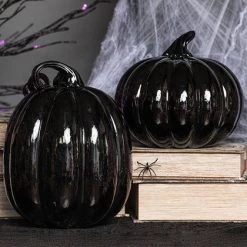 Best Pirce 🤩 GOTHIC GIFTS Gothic Homewares Black [Glass] | PUMPKIN DECOR* 🎁