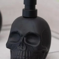Outlet ⭐ GOTHIC GIFTS Gothic Homewares Black Skull | SOAP DISPENSER ✨