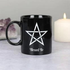 Budget 😀 GOTHIC GIFTS Gothic Homewares Blessed Be Pentagram | MUG 💯 -Halloween Decor Sale gothic gifts blessed be pentagram mug 3 51f5483b 1cad 4b5a b08f a07cca713230 700x700