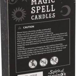 Brand new 👏 MAGIC SPELL CANDLES Gothic Homewares Dark Blue Wisdom Spell | CANDLES [PACK OF 12]* 🛒 -Halloween Decor Sale gothic gifts dark blue wisdom spell candles pack of 12 2 700x700