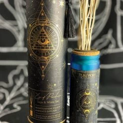 Best Sale ❤️ GOTHIC GIFTS Gothic Homewares Esoteric Manifestation [Sage & White Tea] | REED DIFFUSER 🔥