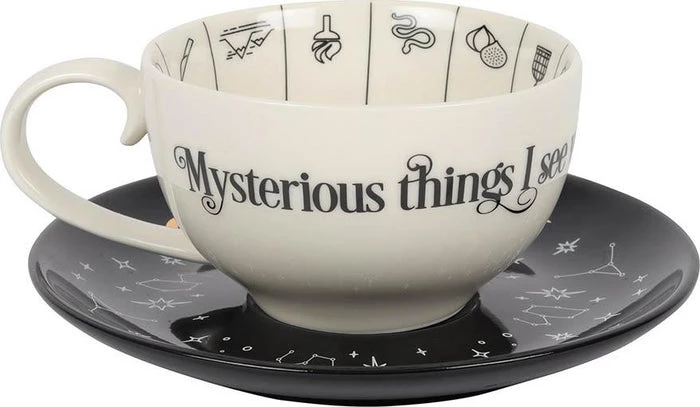 New ❤️ GOTHIC GIFTS Gothic Homewares Fortune Telling | CERAMIC TEACUP ⌛ 4 New ❤️ GOTHIC GIFTS Gothic Homewares Fortune Telling | CERAMIC TEACUP ⌛ - Image 2
