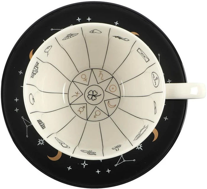 New ❤️ GOTHIC GIFTS Gothic Homewares Fortune Telling | CERAMIC TEACUP ⌛ 6 New ❤️ GOTHIC GIFTS Gothic Homewares Fortune Telling | CERAMIC TEACUP ⌛ - Image 4