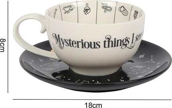 New ❤️ GOTHIC GIFTS Gothic Homewares Fortune Telling | CERAMIC TEACUP ⌛ 8 New ❤️ GOTHIC GIFTS Gothic Homewares Fortune Telling | CERAMIC TEACUP ⌛ - Image 6