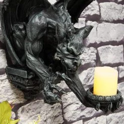 Cheapest ⌛ GOTHIC GIFTS Gothic Homewares Gargoyle | WALL CANDLEHOLDER 😉