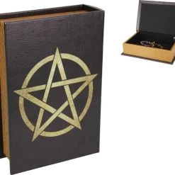 Discount 🧨 GOTHIC GIFTS Gothic Homewares Gold Pentagram | BOOK BOX ⌛ -Halloween Decor Sale gothic gifts gold pentagram book box 4 ef9aa825 730f 45aa ae68 9455f6d31b39 700x700