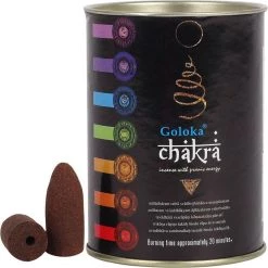 Brand new 🧨 GOTHIC GIFTS Witchcraft Goloka Chakra Backflow | INCENSE CONES` 😉