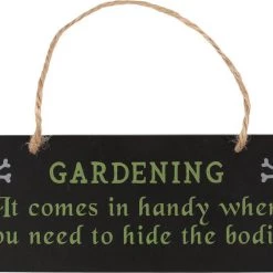 Hot Sale ⌛ GOTHIC GIFTS All Gardening Comes In Handy | HANGING SIGN 😍