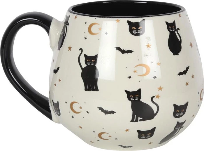 Discount ❤️ GOTHIC GIFTS Bats Gothicat | ROUNDED MUG 😍 4 Discount ❤️ GOTHIC GIFTS Bats Gothicat | ROUNDED MUG 😍 - Image 2