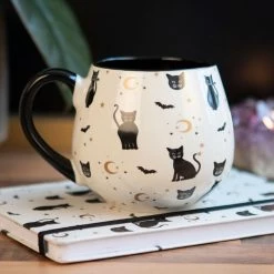Discount โค๏ธ GOTHIC GIFTS Bats Gothicat | ROUNDED MUG ๐
