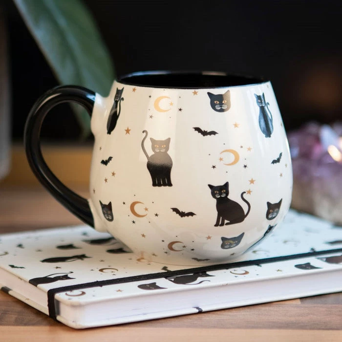 Discount ❤️ GOTHIC GIFTS Bats Gothicat | ROUNDED MUG 😍 3 Discount ❤️ GOTHIC GIFTS Bats Gothicat | ROUNDED MUG 😍