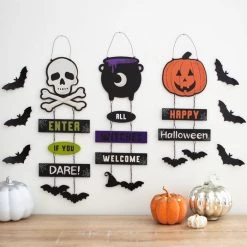 Hot Sale 😍 GOTHIC GIFTS Bats Happy Halloween Pumpkin | CHAIN SIGN ✔️ -Halloween Decor Sale gothic gifts happy halloween pumpkin chain sign 3 469df9bd 6637 47aa 8cb6 8546d289077b 700x700