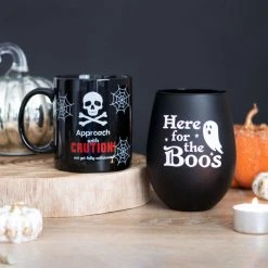 Deals 😀 GOTHIC GIFTS Ghosts Here For The Boos | STEMLESS GLASS 🔔 -Halloween Decor Sale gothic gifts here for the boos stemless glass 5 e91e8243 328d 4390 915f 36b863f5953d 700x700