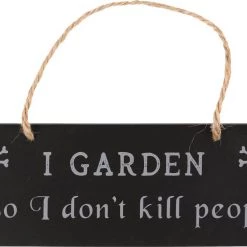 Flash Sale 😍 GOTHIC GIFTS All I Garden So I Don't Kill People | HANGING SIGN 😀