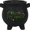 Cheapest 🧨 GOTHIC GIFTS All Herbs For Spells [Large] | CAULDRON PLANT POT ✨ -Halloween Decor Sale gothic gifts large herbs for spells cauldron plant pot 1 5d091c1e 8ad3 46d2 ba42 31319b3d8559 700x700