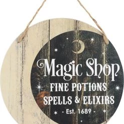 Coupon ✔️ GOTHIC GIFTS Gothic Homewares Magic Shop | HANGING SIGN 💯