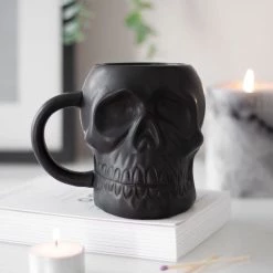 Outlet 🥰 GOTHIC GIFTS Gothic Homewares Matte Black | SKULL MUG 👍 -Halloween Decor Sale gothic gifts matte black skull mug 5 23fd84f5 e705 4bc3 bfdd 54c560751c49 700x700