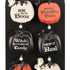 Promo 😉 GOTHIC GIFTS Bats Mini Pumpkin | HANGING SIGNS ✨ -Halloween Decor Sale gothic gifts mini pumpkin hanging sign display 1 14368e2f bd45 4d45 9774 efefa59f9e2c 700x700