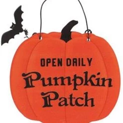 Promo 😉 GOTHIC GIFTS Bats Mini Pumpkin | HANGING SIGNS ✨ -Halloween Decor Sale gothic gifts mini pumpkin hanging sign display 6 700x700
