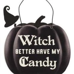 Promo 😉 GOTHIC GIFTS Bats Mini Pumpkin | HANGING SIGNS ✨ -Halloween Decor Sale gothic gifts mini pumpkin hanging sign display 7 700x700