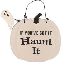Promo 😉 GOTHIC GIFTS Bats Mini Pumpkin | HANGING SIGNS ✨ -Halloween Decor Sale gothic gifts mini pumpkin hanging sign display 8 700x700