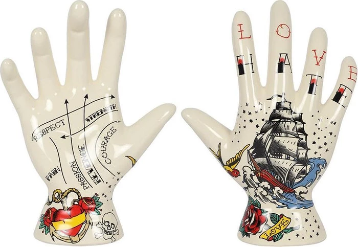 Wholesale 🎉 GOTHIC GIFTS All Palmistry Tattoo | HAND ORNAMENT 👍 3 Wholesale 🎉 GOTHIC GIFTS All Palmistry Tattoo | HAND ORNAMENT 👍