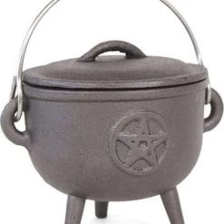 Outlet 🥰 GOTHIC GIFTS Gothic Homewares Pentagram Cast Iron | CAULDRON ✨