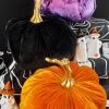 Coupon 🔥 GOTHIC GIFTS Halloween Plush Velvet | PUMPKIN DECOR SET* 🔔 -Halloween Decor Sale gothic gifts plush velvet fabric pumpkin decor 4 700x700