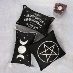 Flash Sale 🎁 GOTHIC GIFTS Gothic Homewares Rectangular Triple Moon | CUSHION ⌛ -Halloween Decor Sale gothic gifts rectangular triple moon cushion 4 87e6ee10 6438 4846 b6f8 4d9c004558ae 700x700