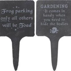 Cheapest 🌟 GOTHIC GIFTS All Gothic | SLATE GARDEN SIGN` ✔️