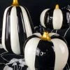Wholesale ⌛ GOTHIC GIFTS Gothic Homewares Striped | PUMPKIN DECOR SET* 😍 -Halloween Decor Sale gothic gifts striped pumpkin decor set 3 700x700