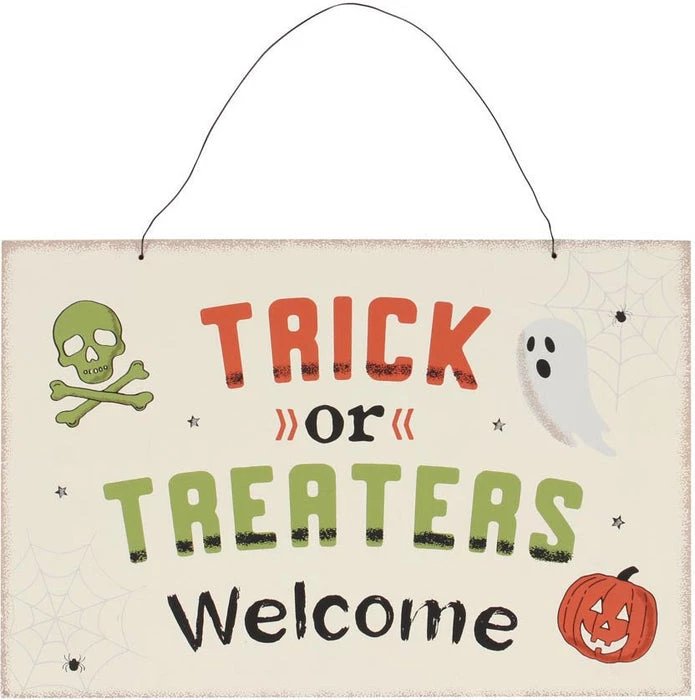 Deals 🎁 GOTHIC GIFTS Ghosts Trick Or Treaters Welcome | HANGING SIGN 😉 3 Deals 🎁 GOTHIC GIFTS Ghosts Trick Or Treaters Welcome | HANGING SIGN 😉