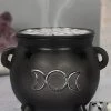 Best Sale 🎉 GOTHIC GIFTS Gothic Homewares Triple Moon Cauldron | INCENSE CONE HOLDER 😀 -Halloween Decor Sale gothic gifts triple moon cauldron incense cone holder 4 4009ac96 5431 4920 89b6 08389ae25337 700x700