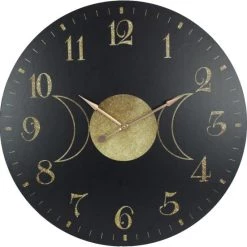 Discount ⭐ GOTHIC GIFTS Gothic Homewares Triple Moon | CLOCK ⭐