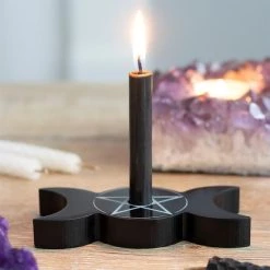 Brand new ✔️ GOTHIC GIFTS Gothic Homewares Triple Moon | SPELL CANDLE HOLDER 🔔 -Halloween Decor Sale gothic gifts triple moon spell candle holder 3 2257b4a8 0aed 45f7 8ea1 9c32bb485d5d 700x700