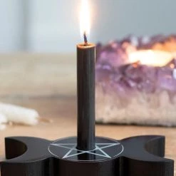 Brand new โ๏ธ GOTHIC GIFTS Gothic Homewares Triple Moon | SPELL CANDLE HOLDER ๐