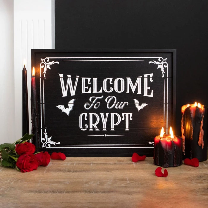 Top 10 ๐คฉ GOTHIC GIFTS Gothic Homewares Welcome To Our Crypt | WALL PLAQUE โญ 6 Top 10 ๐คฉ GOTHIC GIFTS Gothic Homewares Welcome To Our Crypt | WALL PLAQUE โญ - Image 4
