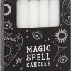 Budget 👍 MAGIC SPELL CANDLES Gothic Homewares White Happiness Spell | CANDLES [PACK OF 12] 😀 -Halloween Decor Sale gothic gifts white happiness spell candles pack of 12 1 700x700