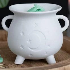 Best reviews of ❤️ GOTHIC GIFTS The Moon White Mystical Moon | CAULDRON OIL BURNER 🌟