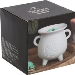 Hot Sale 🔔 GOTHIC GIFTS Gothic Homewares White Pentagram Cauldron | OIL BURNER 🎉 -Halloween Decor Sale gothic gifts white pentagram cauldron oil burner 5 c5a3a741 e189 4a65 b5b1 b66d634e37c1 700x700
