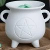 Hot Sale ๐ GOTHIC GIFTS Gothic Homewares White Pentagram Cauldron | OIL BURNER ๐ 2 Hot Sale ๐ GOTHIC GIFTS Gothic Homewares White Pentagram Cauldron | OIL BURNER ๐ -Halloween Decor Sale gothic gifts white pentagram cauldron oil burner 6 b0e1dcd5 6e82 4bb9 8679 688f728d0254 700x700