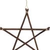 Cheapest 🤩 GOTHIC GIFTS Pentacles & Pentagrams Willow Branch | PENTAGRAM [40cm] ⭐