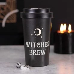 New ⌛ GOTHIC GIFTS Gothic Homewares Witches Brew | BAMBOO TRAVEL MUG ✔️ -Halloween Decor Sale gothic gifts witches brew bamboo travel mug 6 c259bb2d b1f3 4c05 8770 e3c8fd8be265 700x700