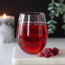 Deals 🔥 GOTHIC GIFTS Witchcraft Witches Brew | STEMLESS WINE GLASS 🧨 -Halloween Decor Sale gothic gifts witches brew stemless wine glass 4 62a5369b 1e8e 4abe a778 2a3d15aa538f 700x700