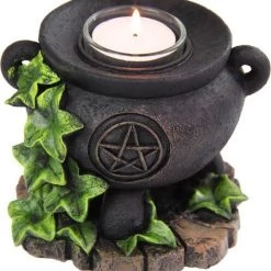 Wholesale 😀 GOTHIC GIFTS Gothic Homewares Witches Cauldron | TEALIGHT CANDLE HOLDER ✔️